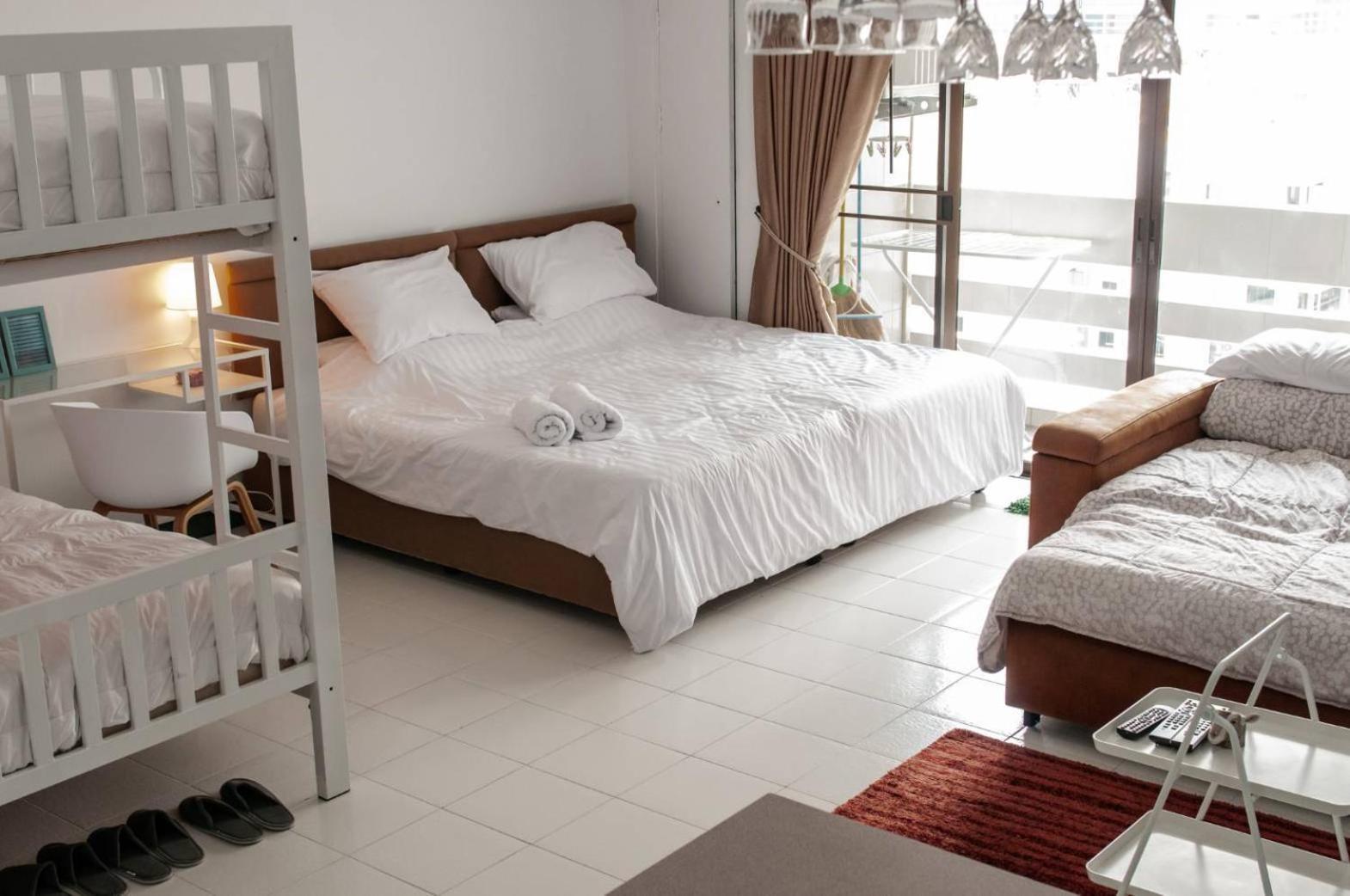 בנגקוק Cozy 1Br Walk To Bts And Airport Rail Link Close To Malls T מראה חיצוני תמונה